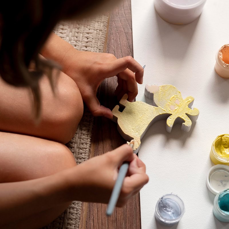 Kunsttherapie für Kinder im Regenbogenhaus Kriele